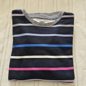 Lands End Crew Neck Top - Medium 10-12